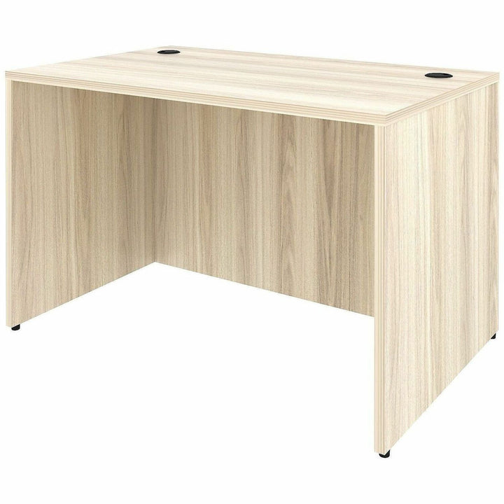 Image of Lorell 66305 Essentials Retangular Desk Shell, Assembly Required, Modern Elm, 1 Each