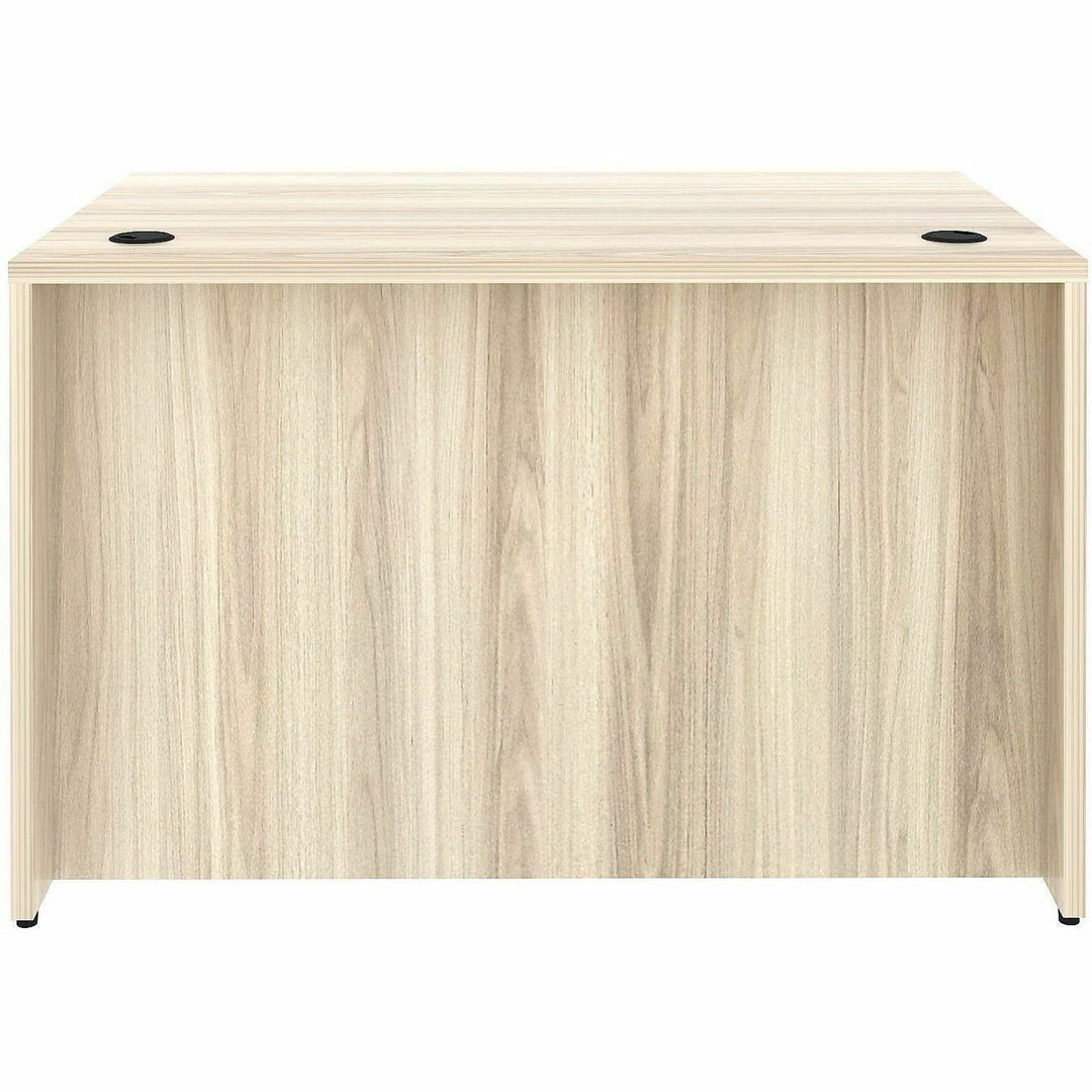 Image of Lorell 66305 Essentials Retangular Desk Shell, Assembly Required, Modern Elm, 1 Each