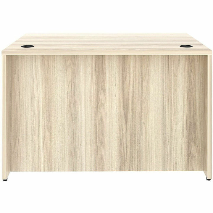 Image of Lorell 66305 Essentials Retangular Desk Shell, Assembly Required, Modern Elm, 1 Each