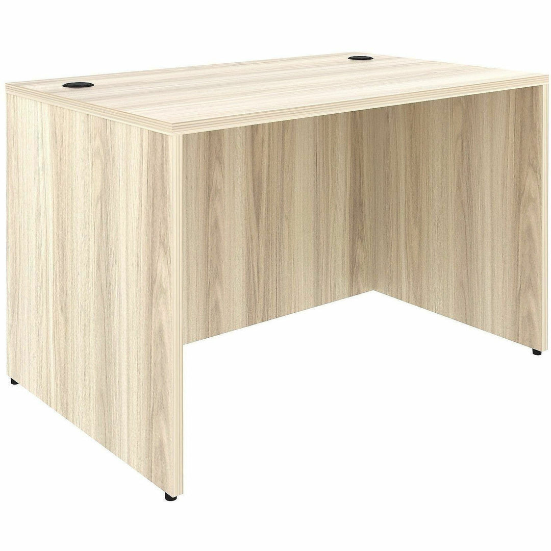 Image of Lorell 66305 Essentials Retangular Desk Shell, Assembly Required, Modern Elm, 1 Each