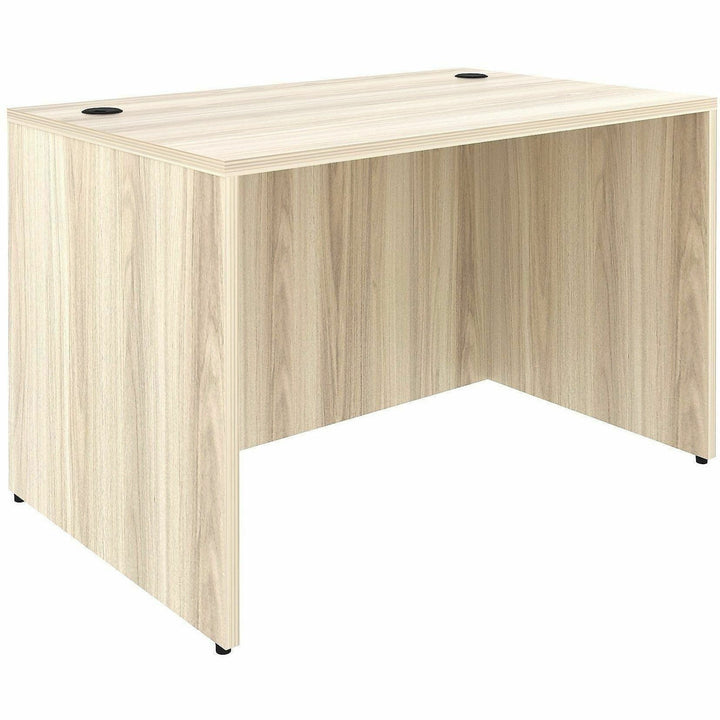 Image of Lorell 66305 Essentials Retangular Desk Shell, Assembly Required, Modern Elm, 1 Each