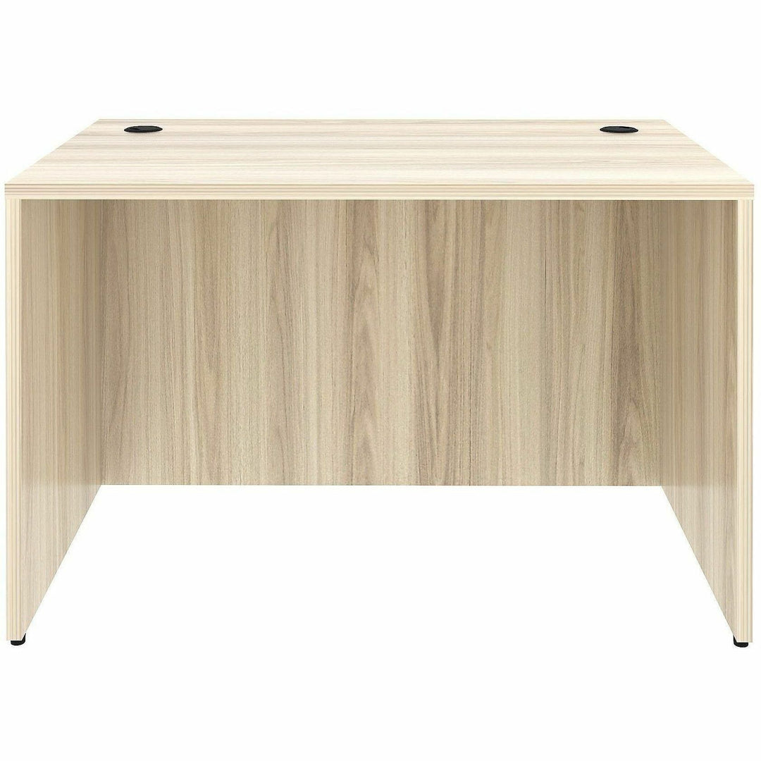 Image of Lorell 66305 Essentials Retangular Desk Shell, Assembly Required, Modern Elm, 1 Each