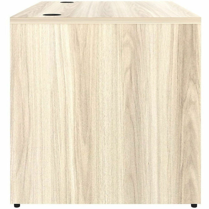 Image of Lorell 66305 Essentials Retangular Desk Shell, Assembly Required, Modern Elm, 1 Each