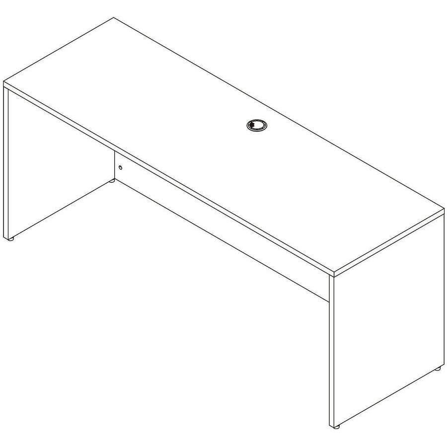 Image of Lorell 66311 Essentials Credenza Shell