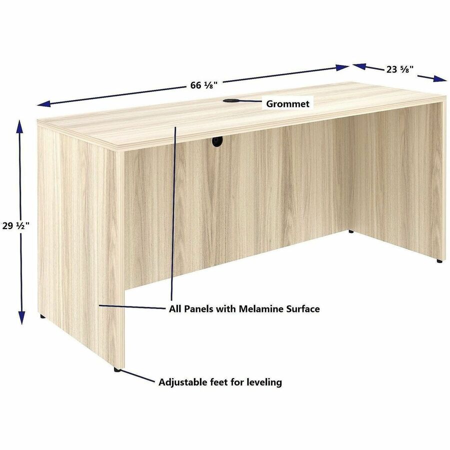 Image of Lorell 66312 Essentials Credenza Shell
