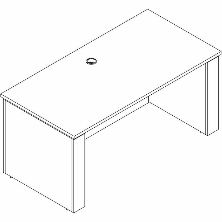 Image of Lorell 66307 Essentials 72" Sit-to-Stand Desk Shell