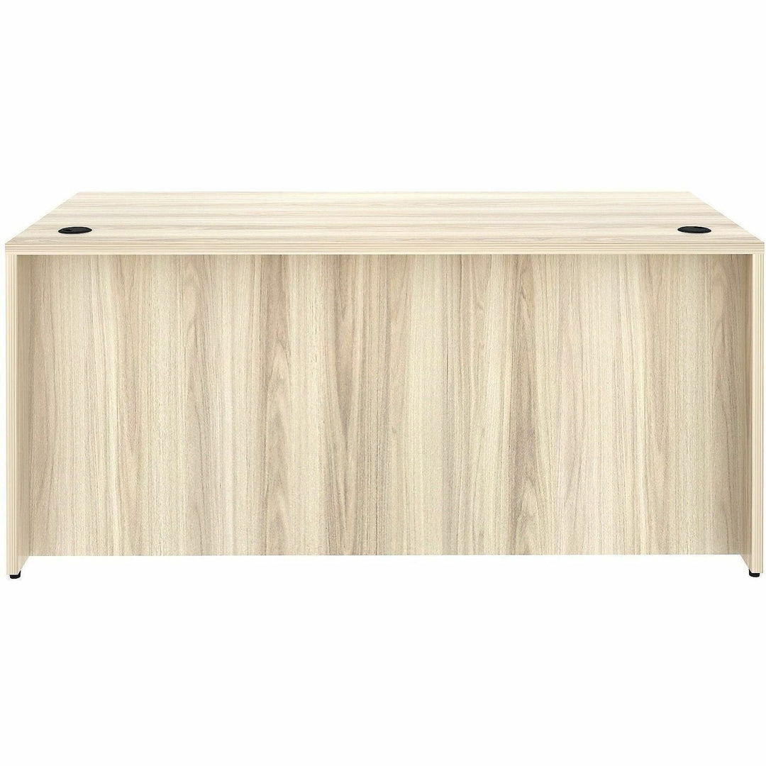 Image of Lorell 66303 Essentials Retangular Desk Shell, Assembly Required, Modern Elm, 1 Each