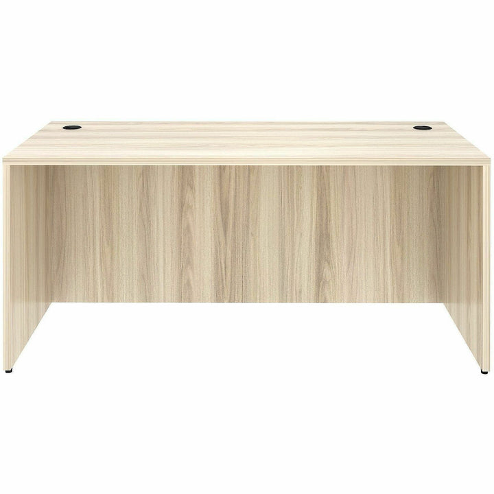 Image of Lorell 66303 Essentials Retangular Desk Shell, Assembly Required, Modern Elm, 1 Each