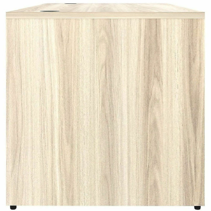 Image of Lorell 66303 Essentials Retangular Desk Shell, Assembly Required, Modern Elm, 1 Each