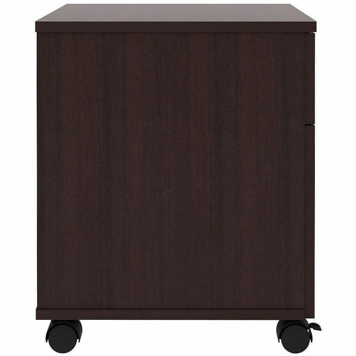 Image of Lorell 18247 File Cabinet, for File, Box, Mobility, Espresso, 1 Each