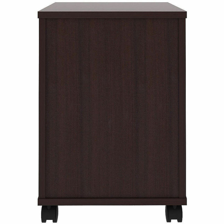 Image of Lorell 18247 File Cabinet, for File, Box, Mobility, Espresso, 1 Each