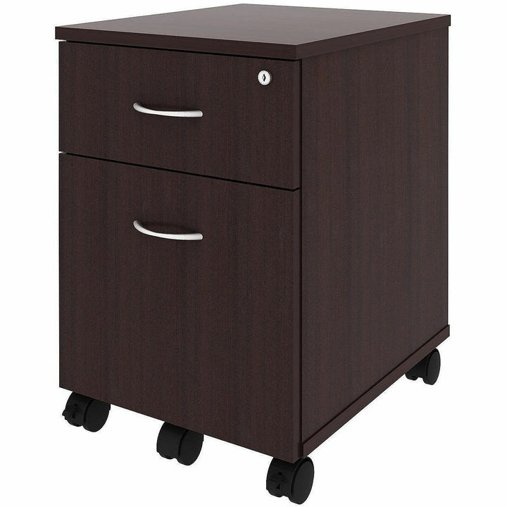Image of Lorell 18247 File Cabinet, for File, Box, Mobility, Espresso, 1 Each