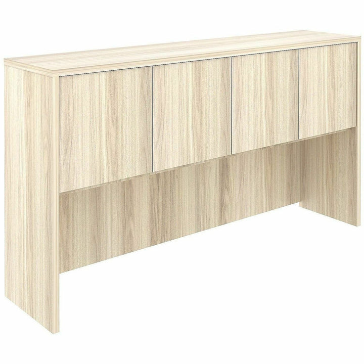 Image of Lorell 66317 Essentials 4-Door Stack-On Hutch