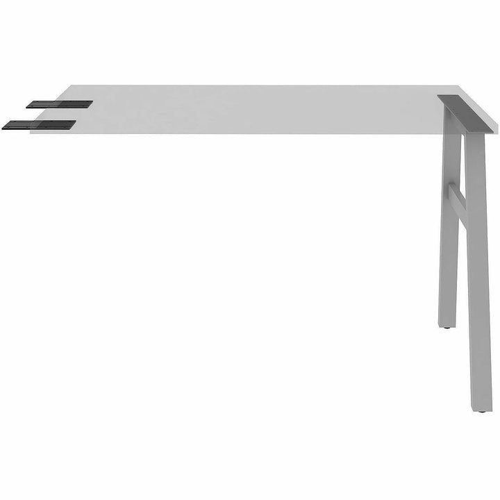 Image of Lorell 16291 Adjustable Table Leg Bases & Returns, Assembly Required, Silver, 1 Each