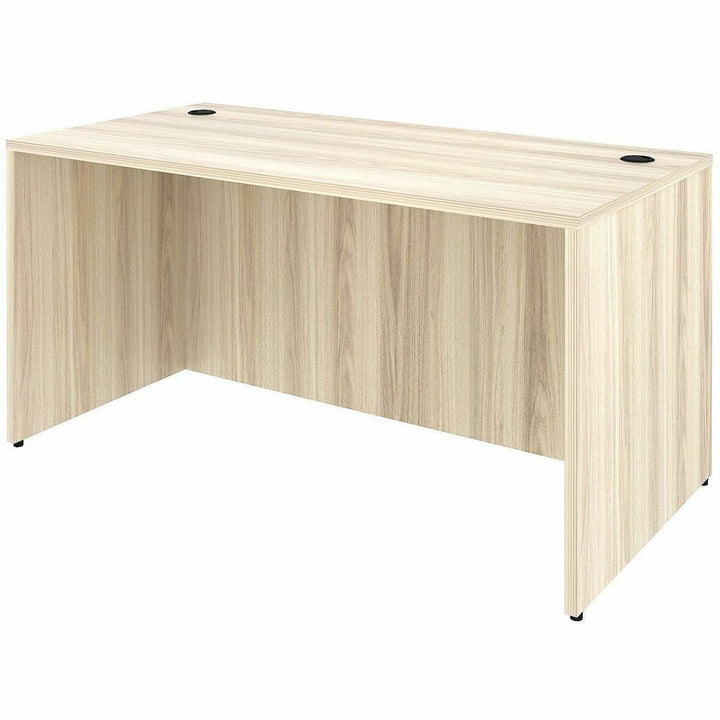 Image of Lorell 66304 Essentials Retangular Desk Shell, Assembly Required, Modern Elm, 1 Each