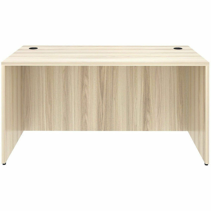 Image of Lorell 66304 Essentials Retangular Desk Shell, Assembly Required, Modern Elm, 1 Each