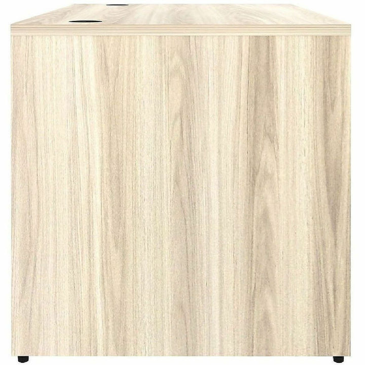 Image of Lorell 66304 Essentials Retangular Desk Shell, Assembly Required, Modern Elm, 1 Each