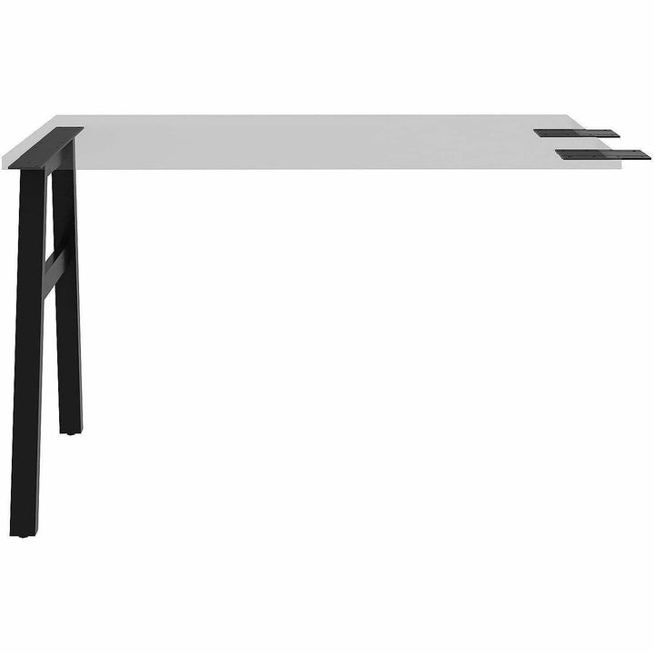 Image of Lorell 16288 Adjustable Table Leg Bases & Returns, Assembly Required, Black, 1 Each