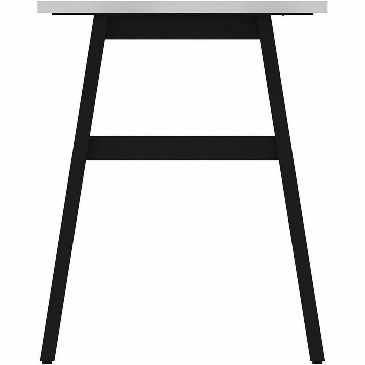 Image of Lorell 16288 Adjustable Table Leg Bases & Returns, Assembly Required, Black, 1 Each