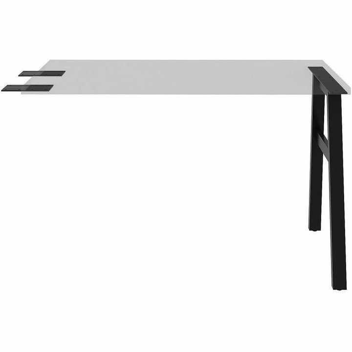 Image of Lorell 16288 Adjustable Table Leg Bases & Returns, Assembly Required, Black, 1 Each