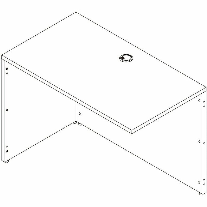 Image of Lorell 66321 Essentials Rectangular Return Shell