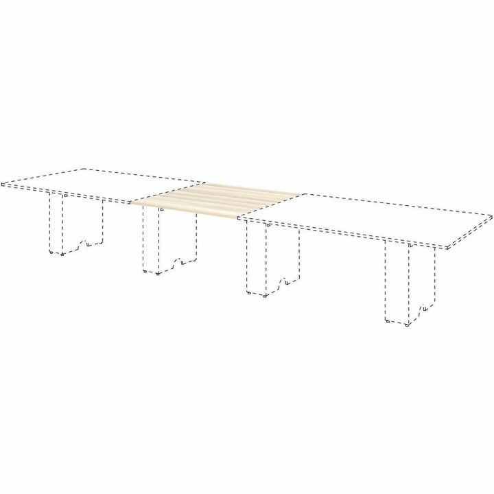 Image of Lorell 16345 Essentials Modular Conference Table Adder Top