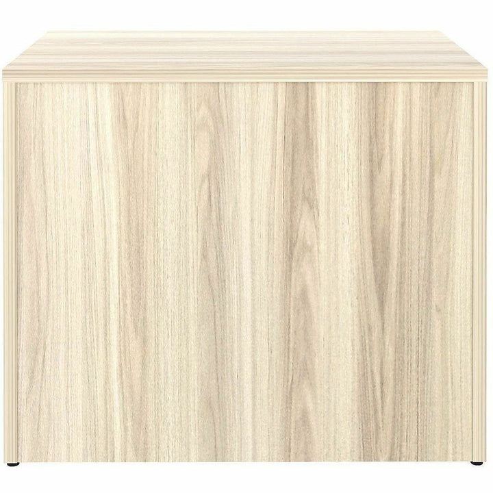 Image of Lorell 66333 Essentials 2-Door Storage Cabinet, Modern Elm, Assembly Required, 1 Each