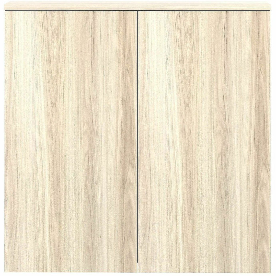 Image of Lorell 66345 Dry-Erase Whiteboard Presentation Cabinet, Melamine Surface, Hinged Door, Laminated, Door, Assembly Required, 1 Each