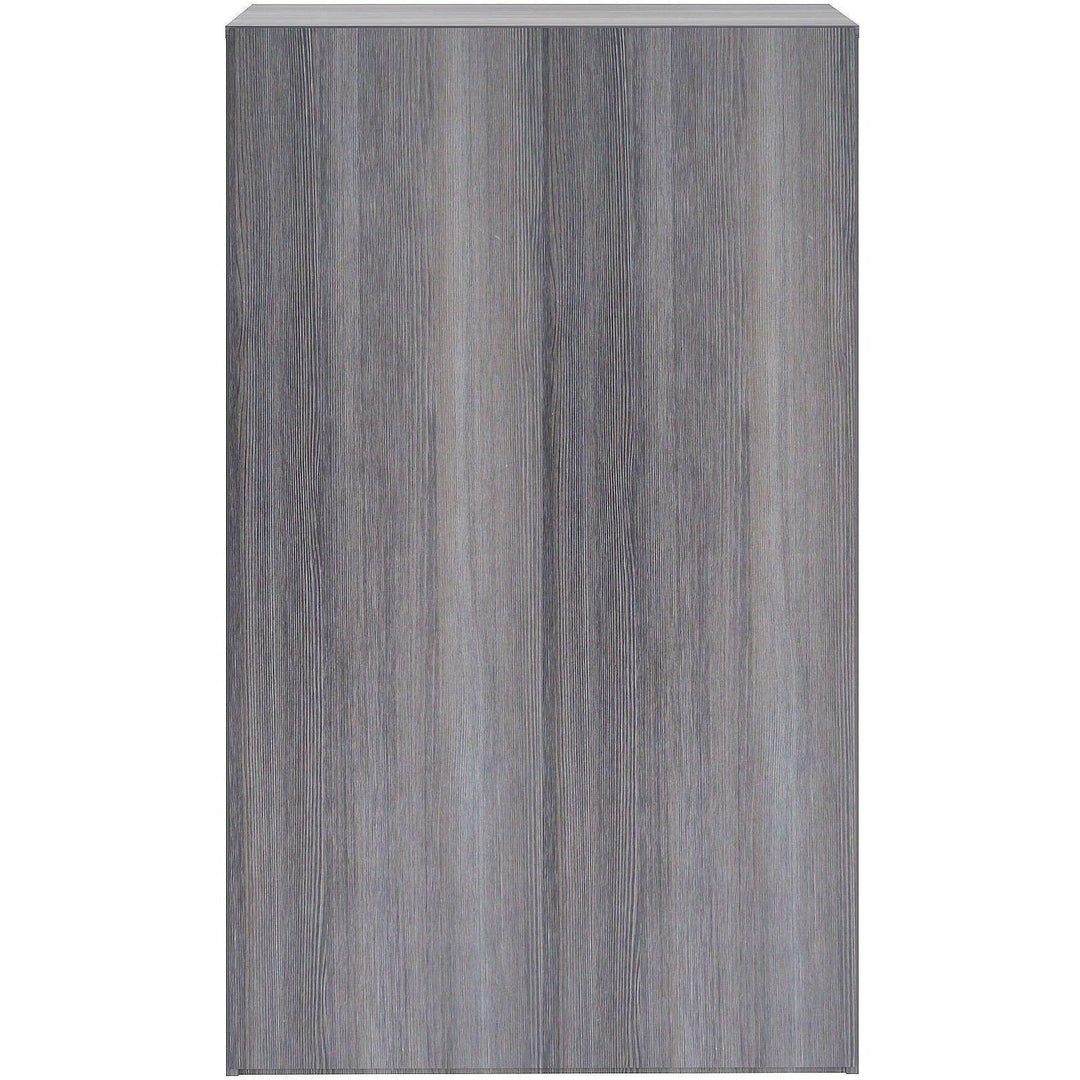 Image of Lorell 69631 Weathered Charcoal Laminate Bookcase