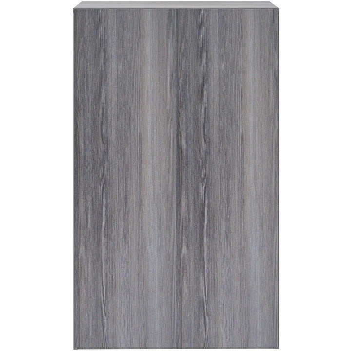 Image of Lorell 69631 Weathered Charcoal Laminate Bookcase