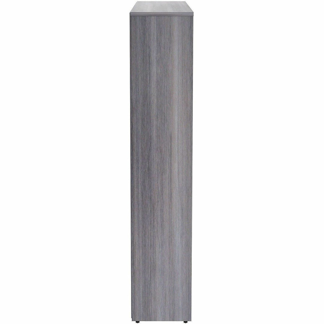 Image of Lorell 69631 Weathered Charcoal Laminate Bookcase
