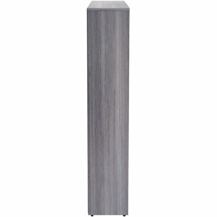 Image of Lorell 69631 Weathered Charcoal Laminate Bookcase