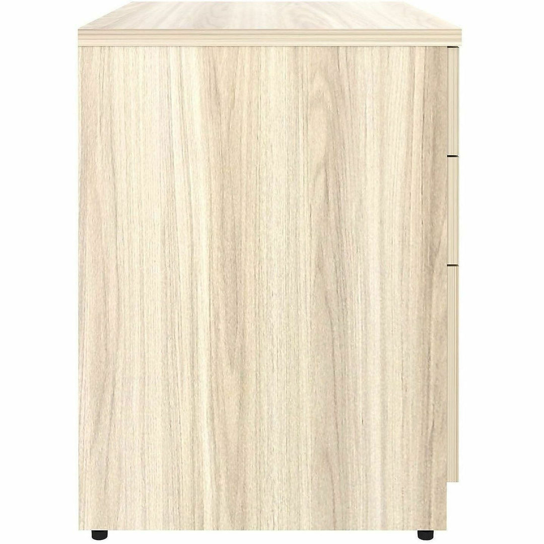 Image of Lorell 66337 Essentials Versatile 4-Drawer Lateral File, 4 x Drawer(s) for File, Box, Lateral, Modern Elm, 1 Each