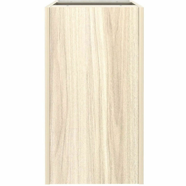 Image of Lorell 66332 Essentials 2-Drawer Fixed Pedestal File Cabinet, for File, Modern Elm, Assembly Required, 1 Each
