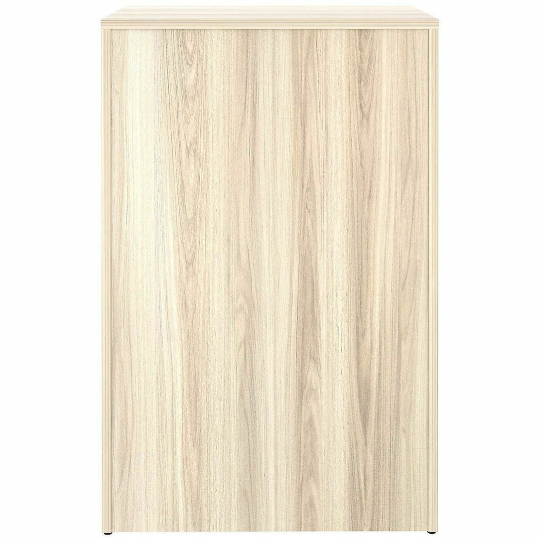 Image of Lorell 66336 Essentials 4-Drawer Lateral File, 4 x Drawer(s) for File, Lateral, Lockable, Modern Elm, Assembly Required, 1 Each