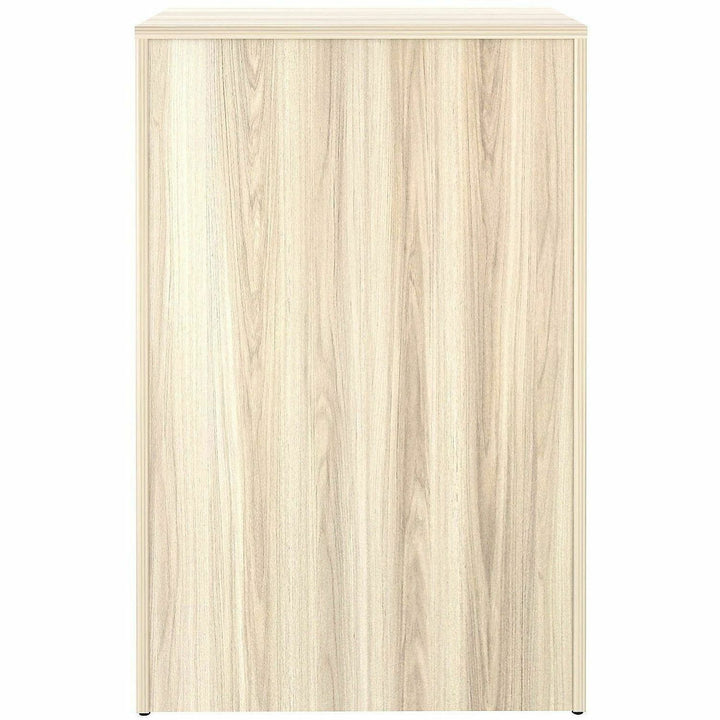 Image of Lorell 66336 Essentials 4-Drawer Lateral File, 4 x Drawer(s) for File, Lateral, Lockable, Modern Elm, Assembly Required, 1 Each