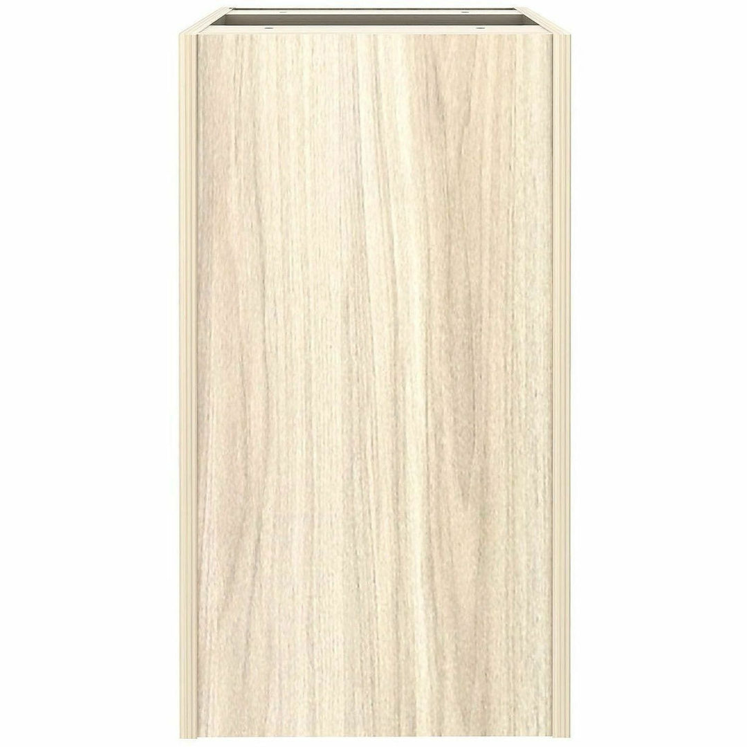 Image of Lorell 66331 Essentials 3-Drawer Fixed Pedestal File Cabinet, for Box, File, Modern Elm, Assembly Required, 1 Each
