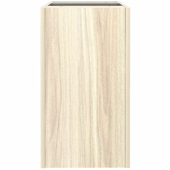 Image of Lorell 66331 Essentials 3-Drawer Fixed Pedestal File Cabinet, for Box, File, Modern Elm, Assembly Required, 1 Each