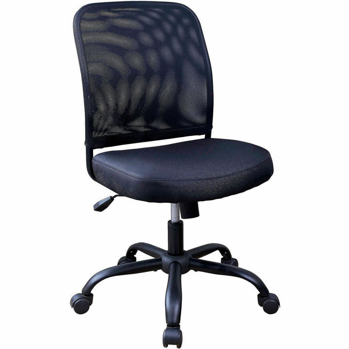 Image of NuSparc FCH302MFNBK Soho Mesh-Back Task Chair, Fabric Seat Material, Mesh Back Material, Metal Frame Material, Black, 1 Each