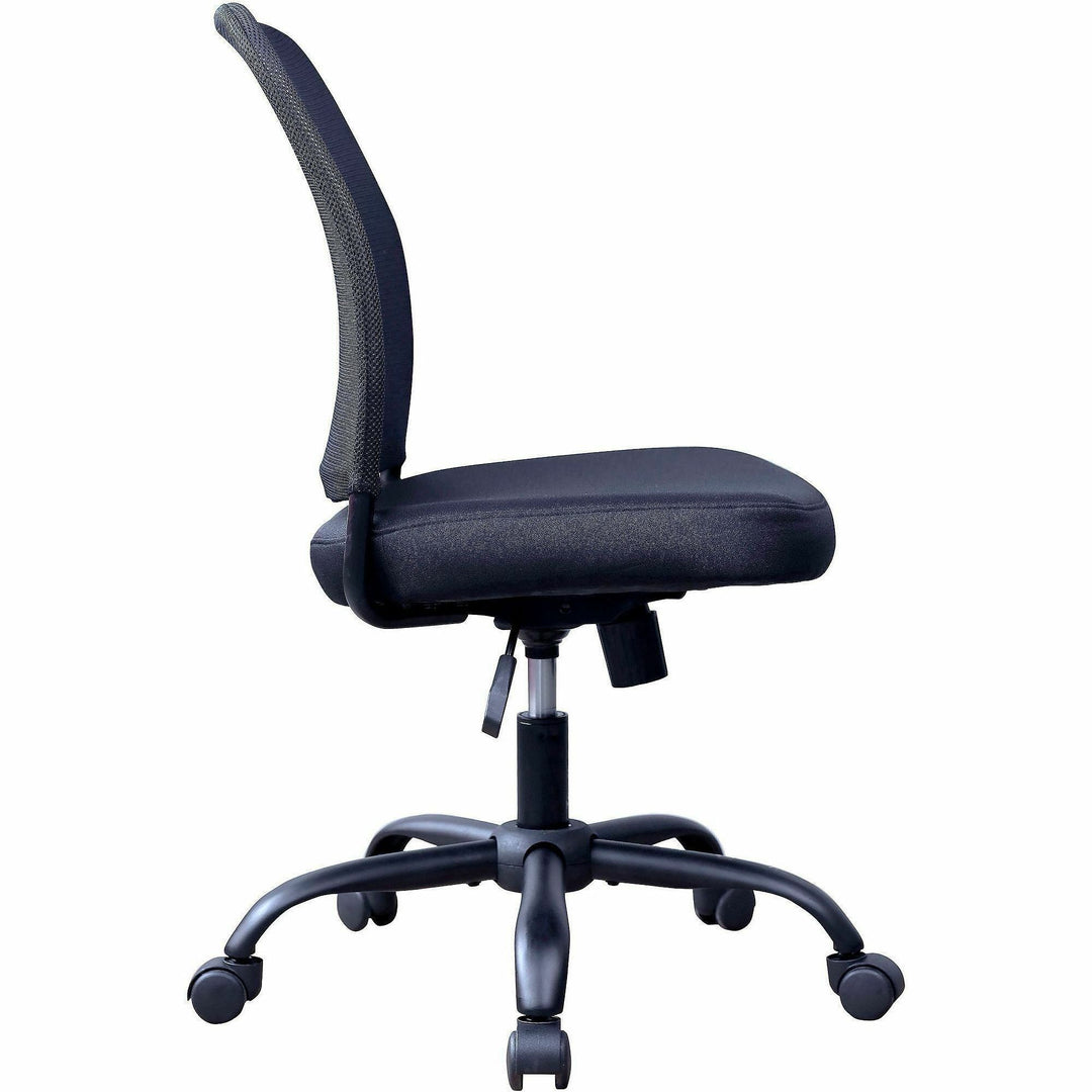 Image of NuSparc FCH302MFNBK Soho Mesh-Back Task Chair, Fabric Seat Material, Mesh Back Material, Metal Frame Material, Black, 1 Each