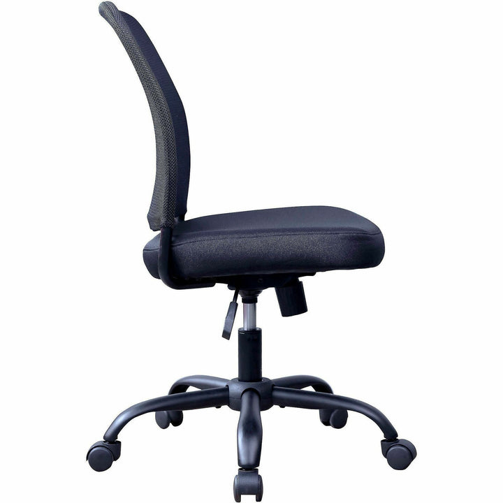 Image of NuSparc FCH302MFNBK Soho Mesh-Back Task Chair, Fabric Seat Material, Mesh Back Material, Metal Frame Material, Black, 1 Each