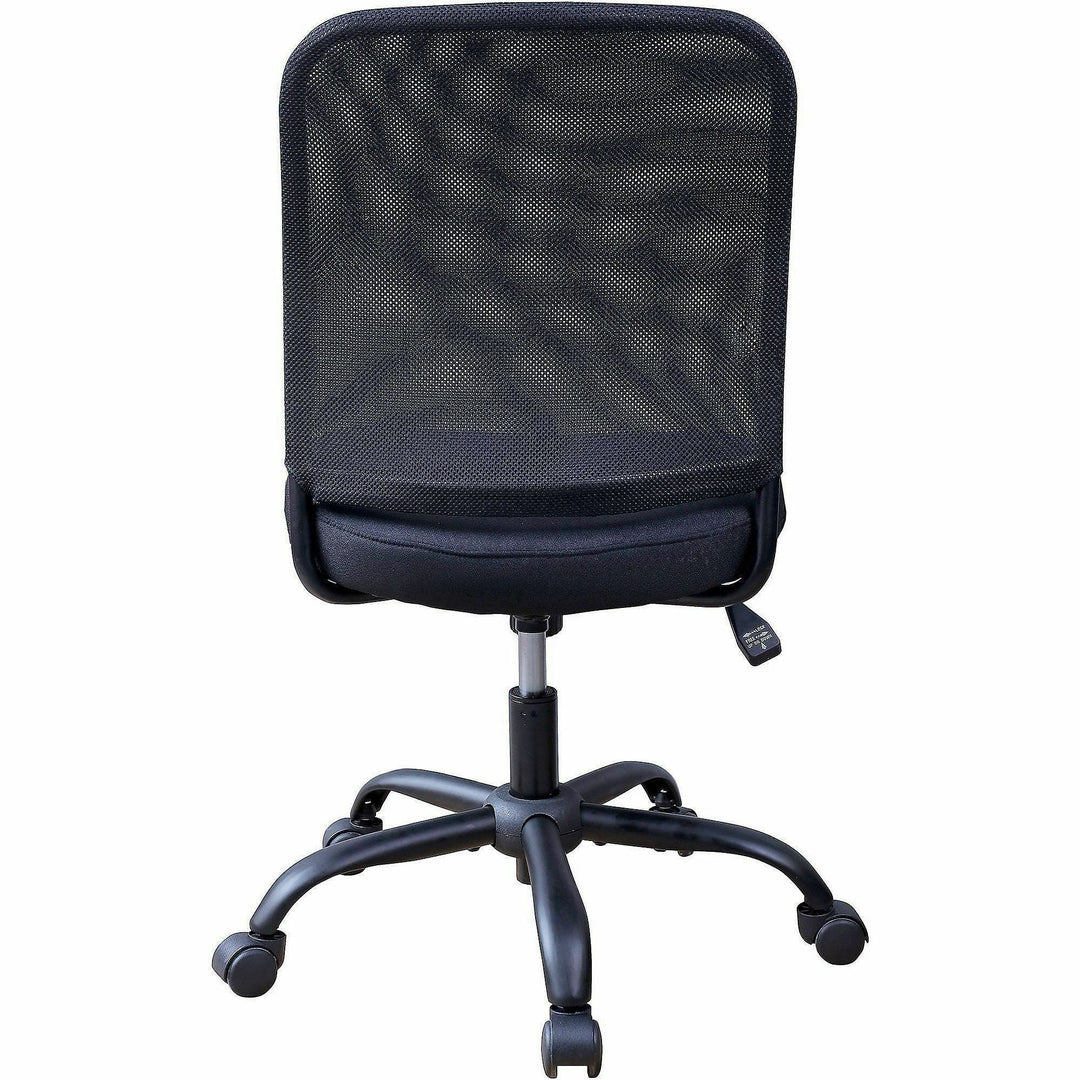 Image of NuSparc FCH302MFNBK Soho Mesh-Back Task Chair, Fabric Seat Material, Mesh Back Material, Metal Frame Material, Black, 1 Each