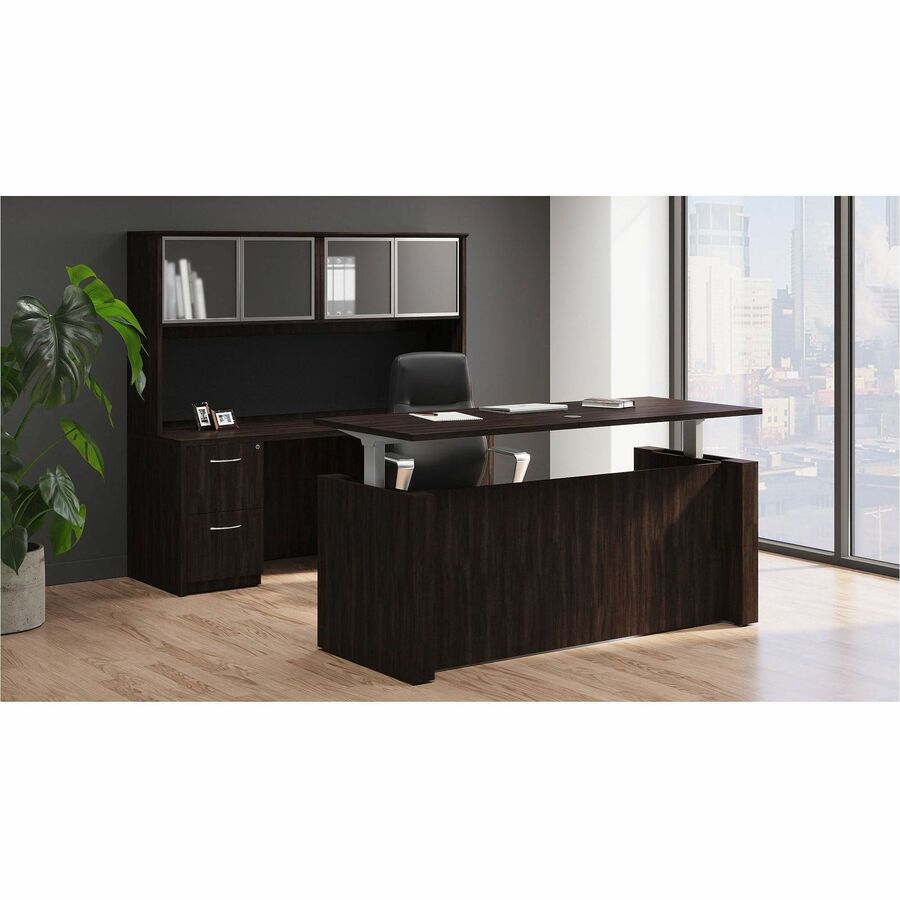 Image of Lorell 69643 Essentials 72" Sit-to-Stand Desk Shell