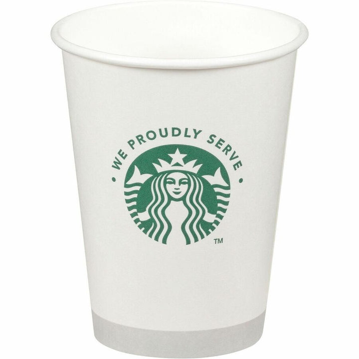 Image of Starbucks 05871 WPS Branded Hot Cups, 12 fl oz, White, Recycled, 20 / Carton