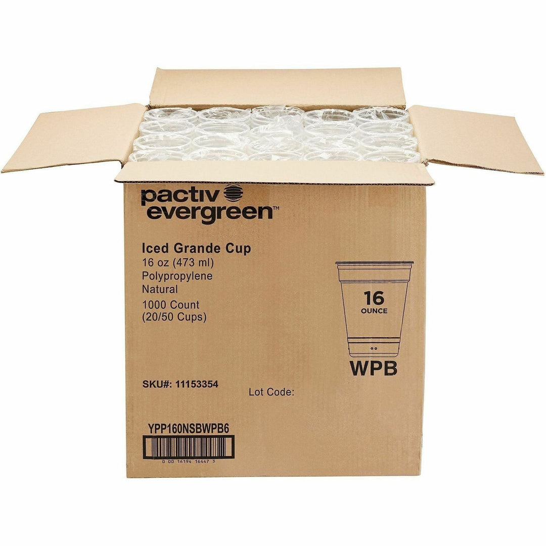 Image of Starbucks 16447 WPS Branded Cold Cups, 16 fl oz, Cold, 20 / Carton