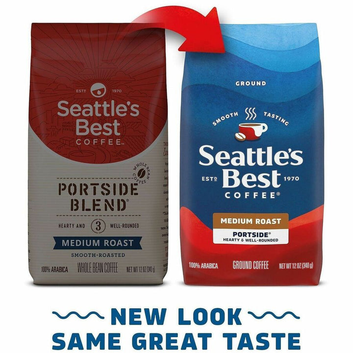 Image of Starbucks 12212 Seattle's Best Portside Ground Coffee, Portside Blend, 1 Each