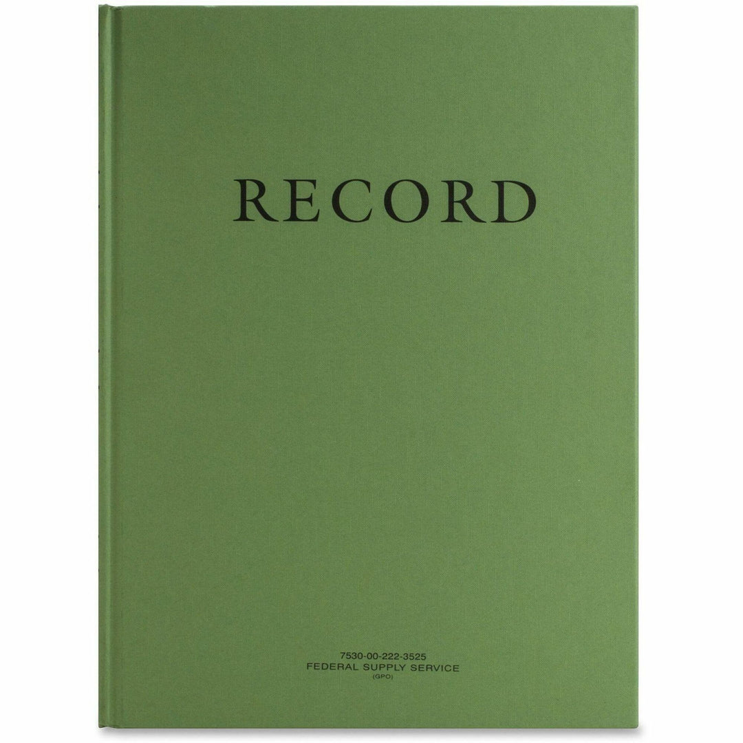 Image of United Book Press 753002223525 Multipurpose Record Book, Green, 1 Each