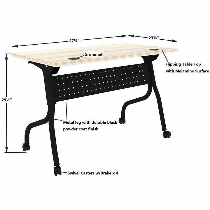 Image of Lorell 66377 Preference Flip and Nest Training Table