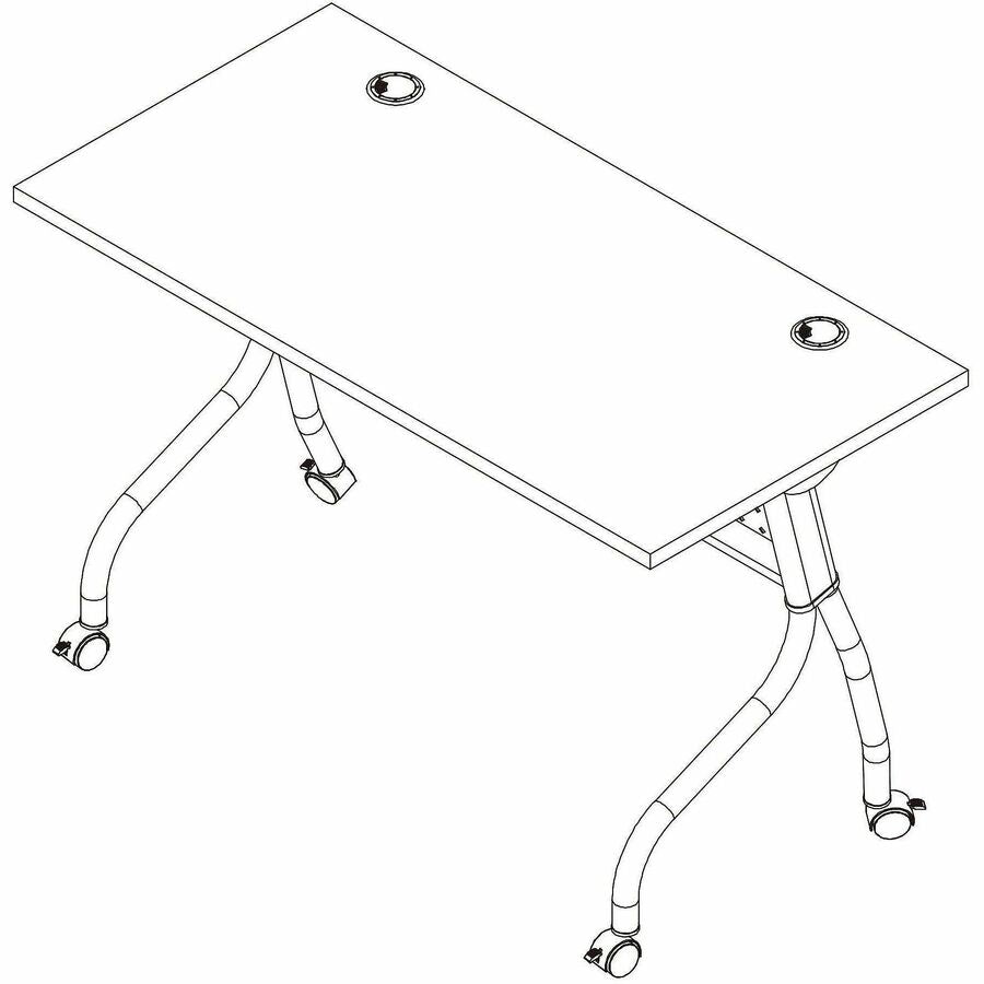 Image of Lorell 66377 Preference Flip and Nest Training Table