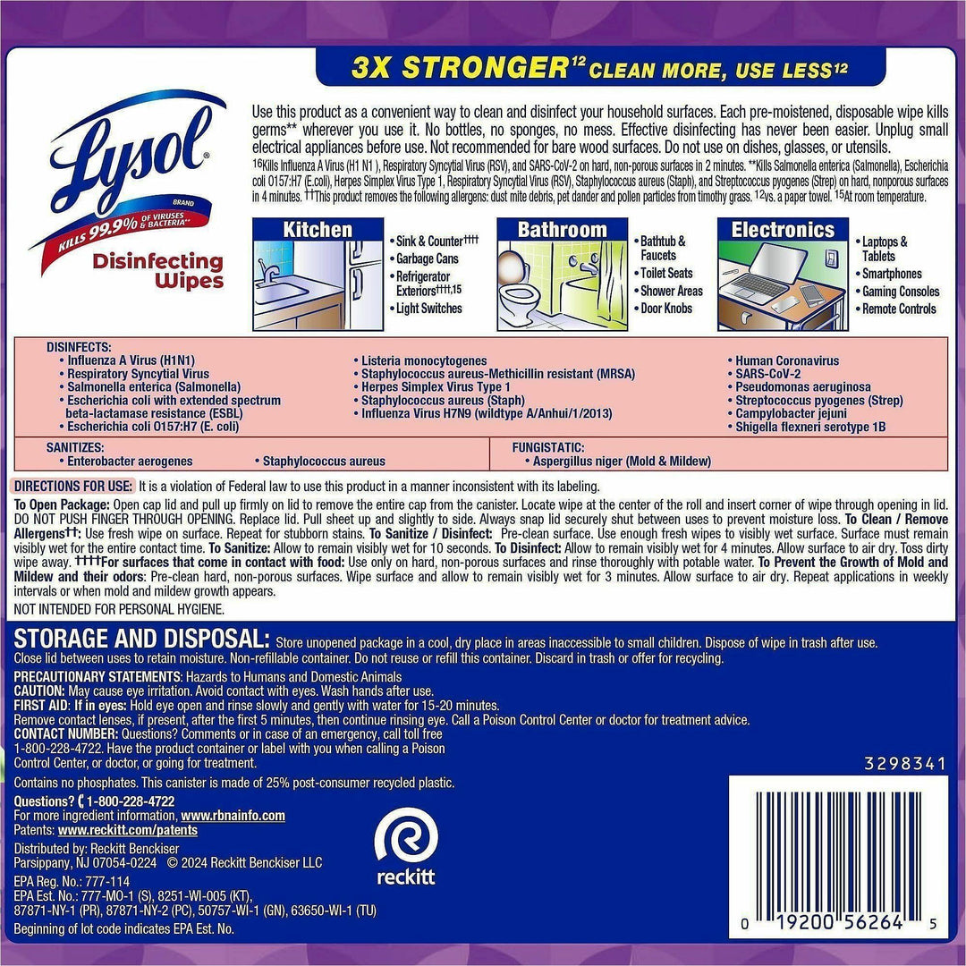 Image of Lysol Brand New Day 56264 Disinfecting Wipes